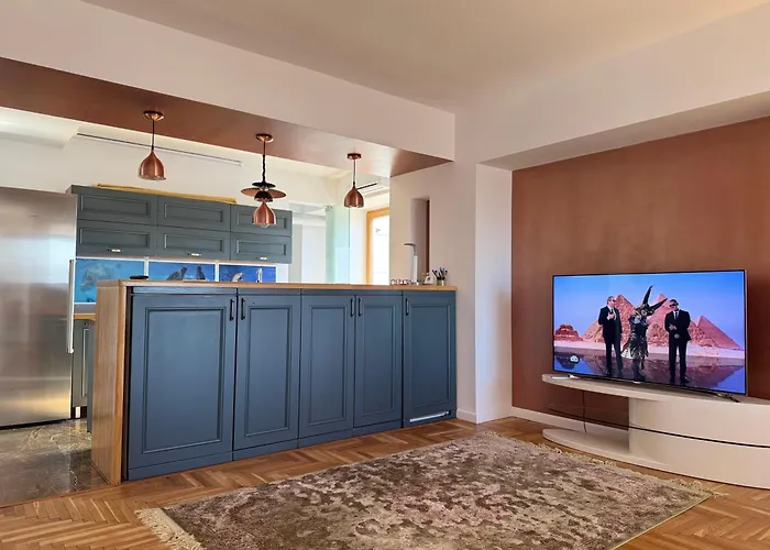 View In Center Of Brasov, Afi